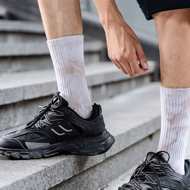 Chaussettes tie-dye mi-mollet (5 paires) - image 7