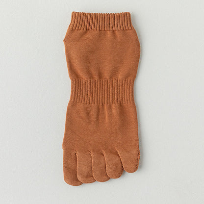 Chaussettes d'alignement des cinq orteils Plusock (5 paires) - Café - EU39-46 (US5-12) - image 23