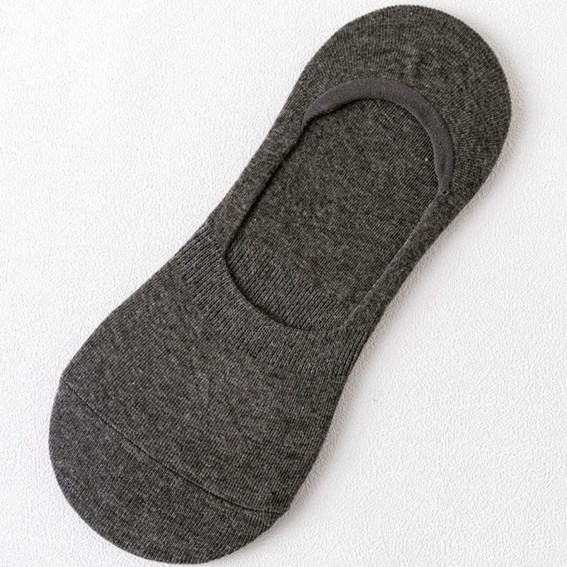 Chaussettes invisibles antidérapantes (5 paires) - Gris foncé - EU43-47 (US9.5-12.5) - image 15
