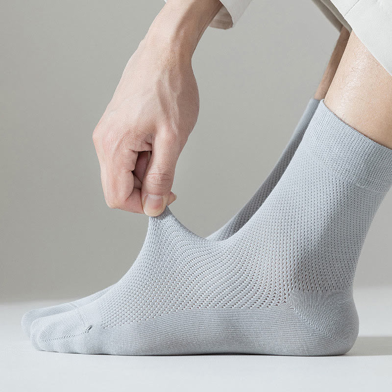 Chaussettes courtes en maille multicolore Plusock (5 paires) - image 2