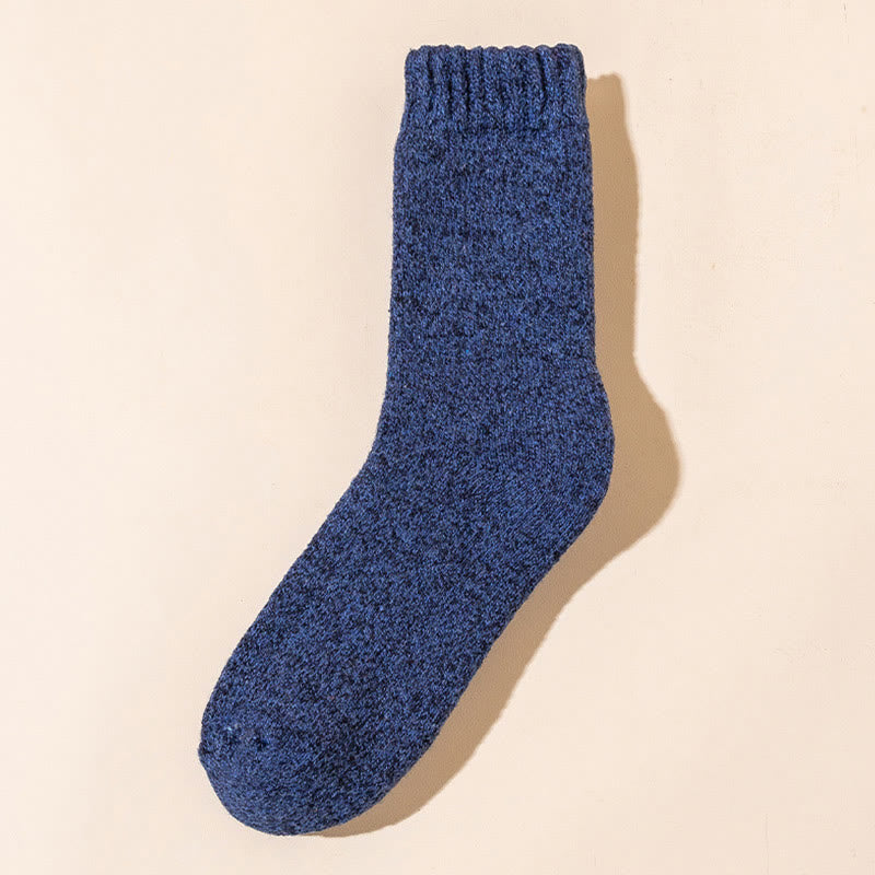 Chaussettes thermiques épaisses Plusock (5 paires) - Bleu marine - EU40-47 (US7-13) - image 2