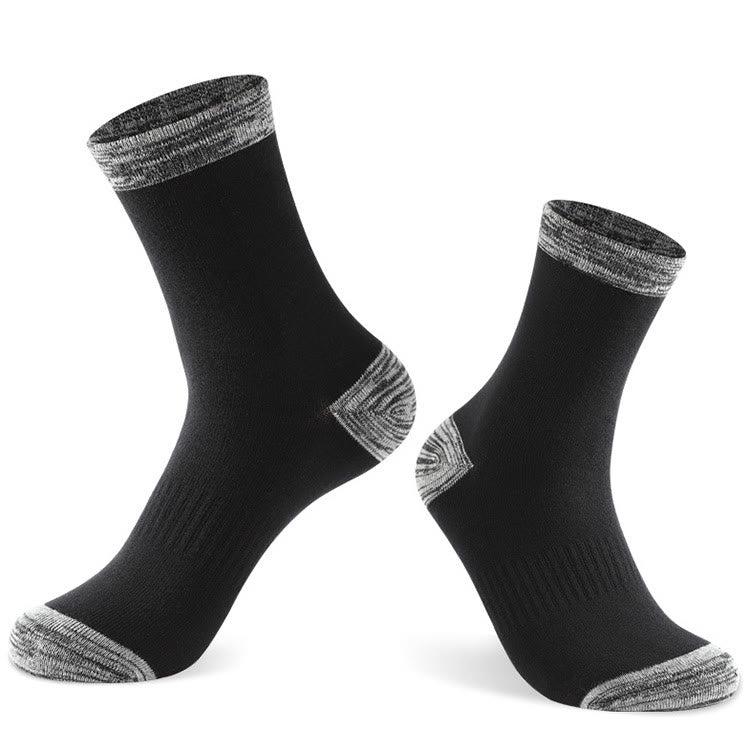 Chaussettes basses grises à bords francs (3 paires) - image 4