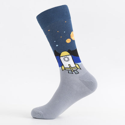 Chaussettes extra-terrestres grande taille (5 paires)