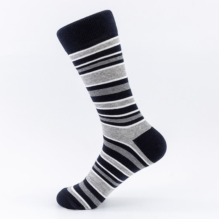 Chaussettes montantes à imprimé zèbre (5 paires) - image 2