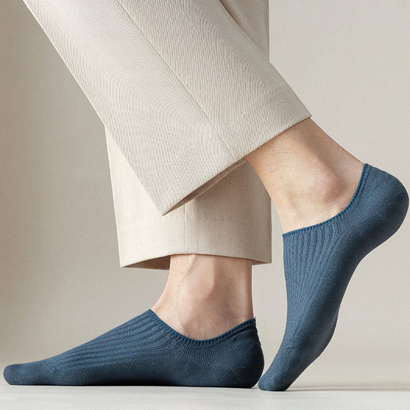 Chaussettes invisibles déodorantes Plusock (5 paires) - Bleu - EU39-46 (US5-12) - image 10