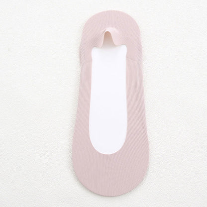 Chaussettes antidérapantes invisibles grande taille (7 paires)