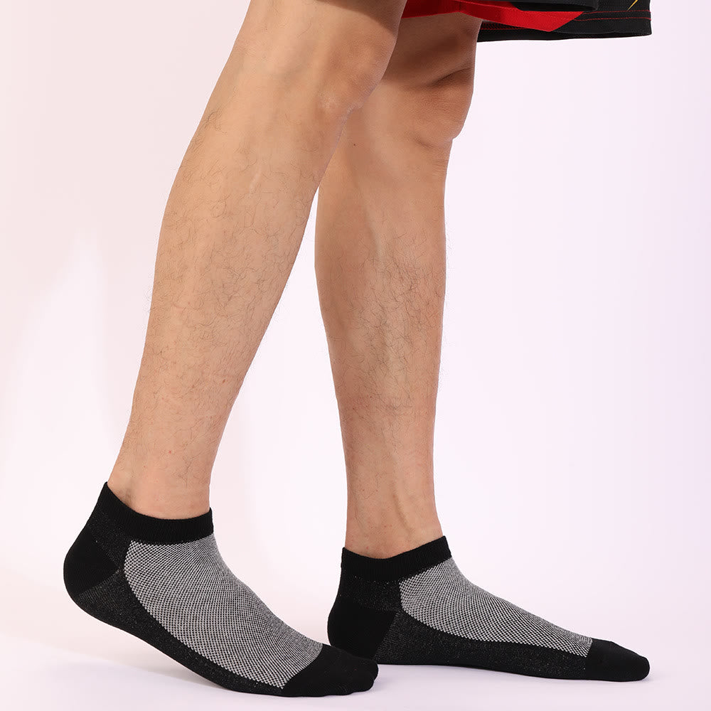 Chaussettes de cheville à coutures colorées (3 paires) - image 2