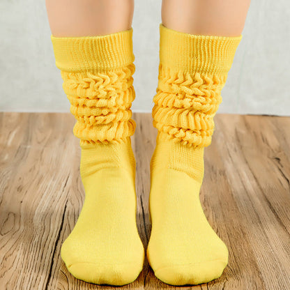 Chaussettes souples couleur bonbon (2 paires) - Jaune - EU36-42 (US3-8.5) - image 11