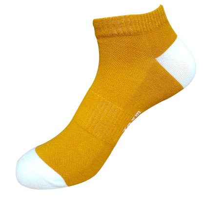 Chaussettes montantes en maille à lettres (5 paires) - Jaune - EU42-48 (US8-13) - image 14
