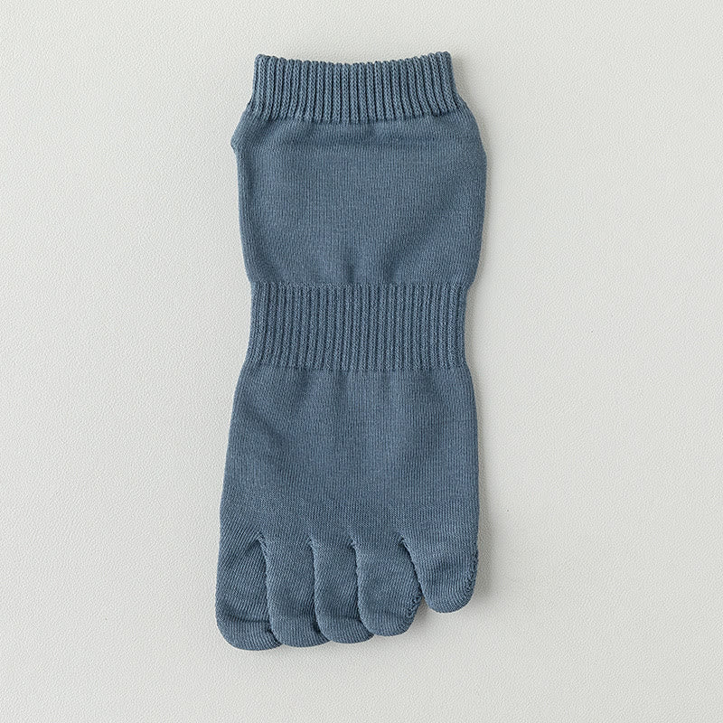 Chaussettes d'alignement des cinq orteils (5 paires) - Bleu foncé - EU39-46 (US5-12) - image 16