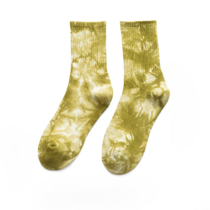 Chaussettes courtes colorées tie-dye Plusock (4 paires) - image 13