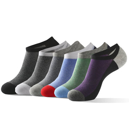 Chaussettes basses respirantes Plusock (6 paires) - Multicolore (6 paires) - EU43-48 (US9-13) - image 0