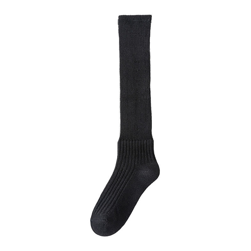 Chaussettes souples élégantes de couleur unie (3 paires)