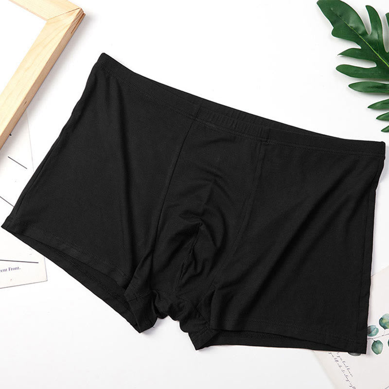 Boxer grande taille hautement élastique (1 paire) - Noir - 10XL - image 5