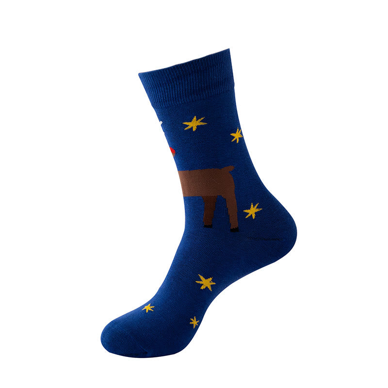 Chaussettes chaudes et confortables de Noël (5 paires) - image 5