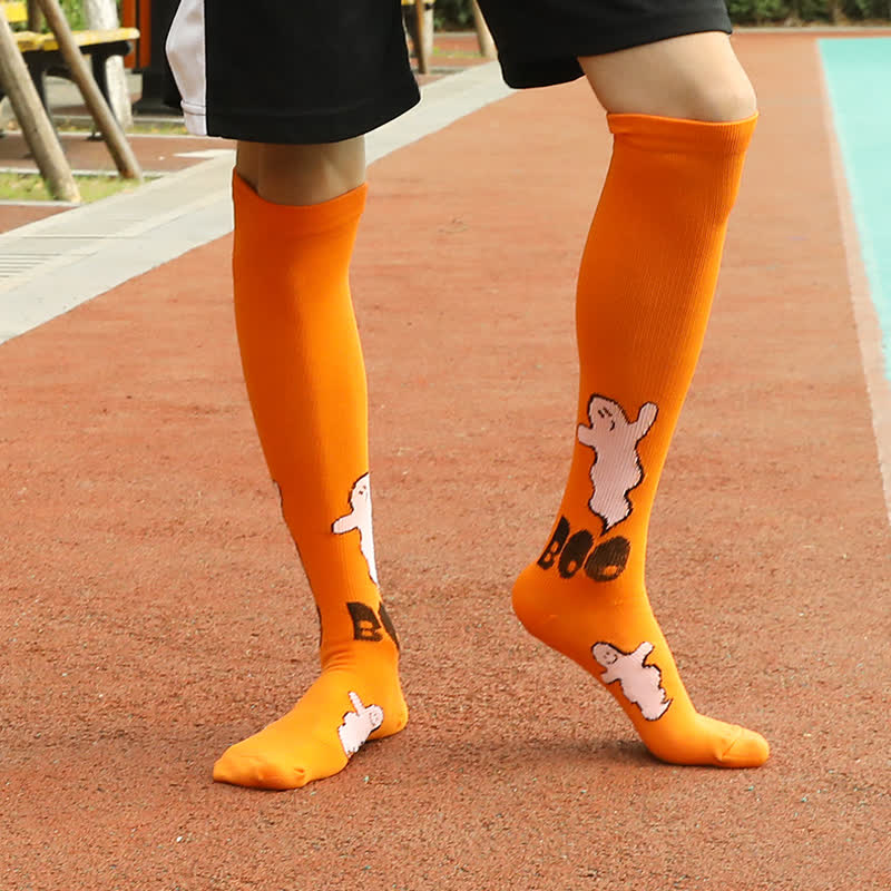 Chaussettes de compression en coton doux pour les fêtes d'Halloween (3 paires) - image 5