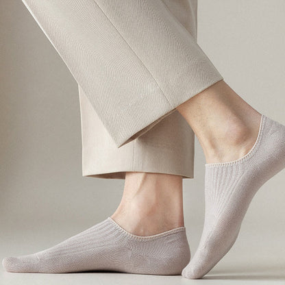 Chaussettes invisibles déodorantes Plusock (5 paires) - Kaki - EU39-46 (US5-12) - image 8