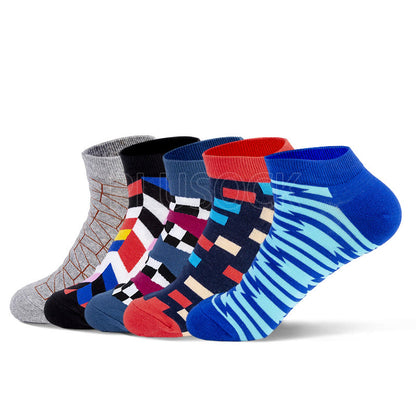 Chaussettes à carreaux (5 paires) - image 0