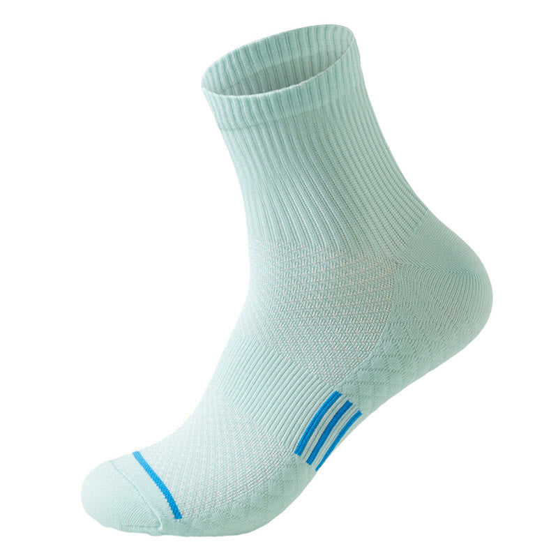 Chaussettes de compression Plusock multicolores à séchage rapide (12 paires) - Bleu clair - EU40-48 (US7-13) - image 4