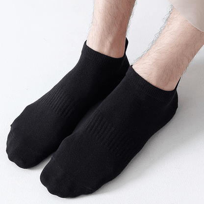 Chaussettes respirantes de couleur unie grande taille (8 paires)