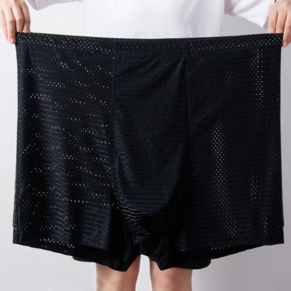 Boxers taille haute en soie glacée grande taille (lot de 2) - image 0