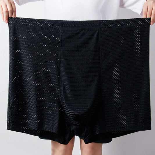 Boxers taille haute en soie glacée grande taille (lot de 2) - image 0
