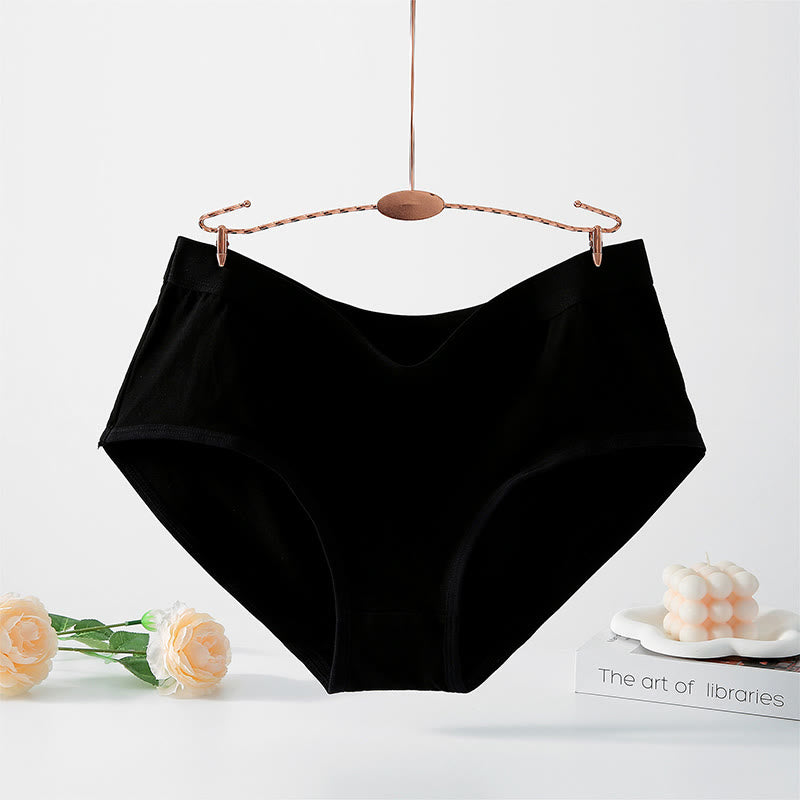 Culotte extensible taille haute simple (paquet de 4) - Noir - 6XL - image 11
