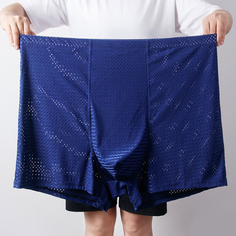 Boxers taille haute en soie glacée grande taille (lot de 2)