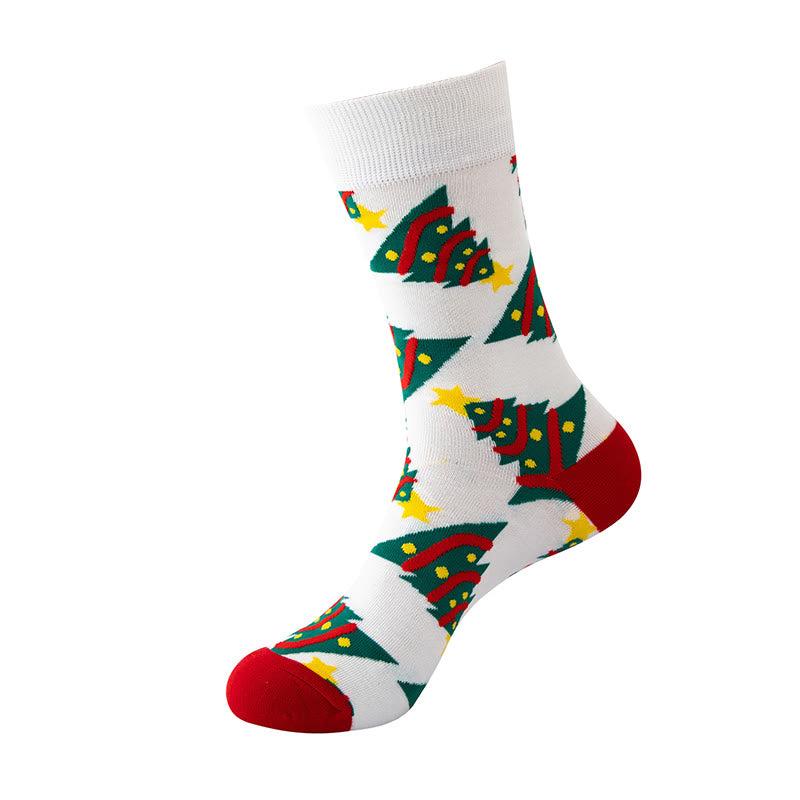 Chaussettes unisexes confortables de Noël (5 paires) - image 3