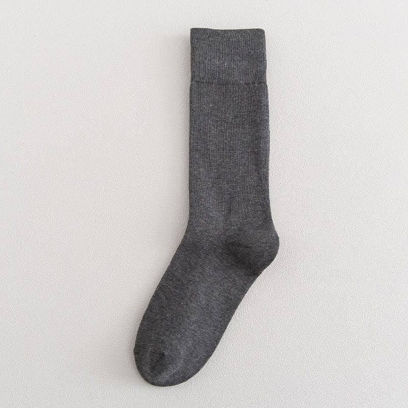 Chaussettes mi-mollet douces et résistantes (8 paires) - Gris foncé - EU35-39 (US4.5-8) - image 14