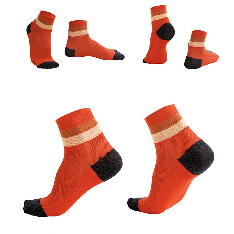 Chaussettes courtes respirantes couleur bonbon