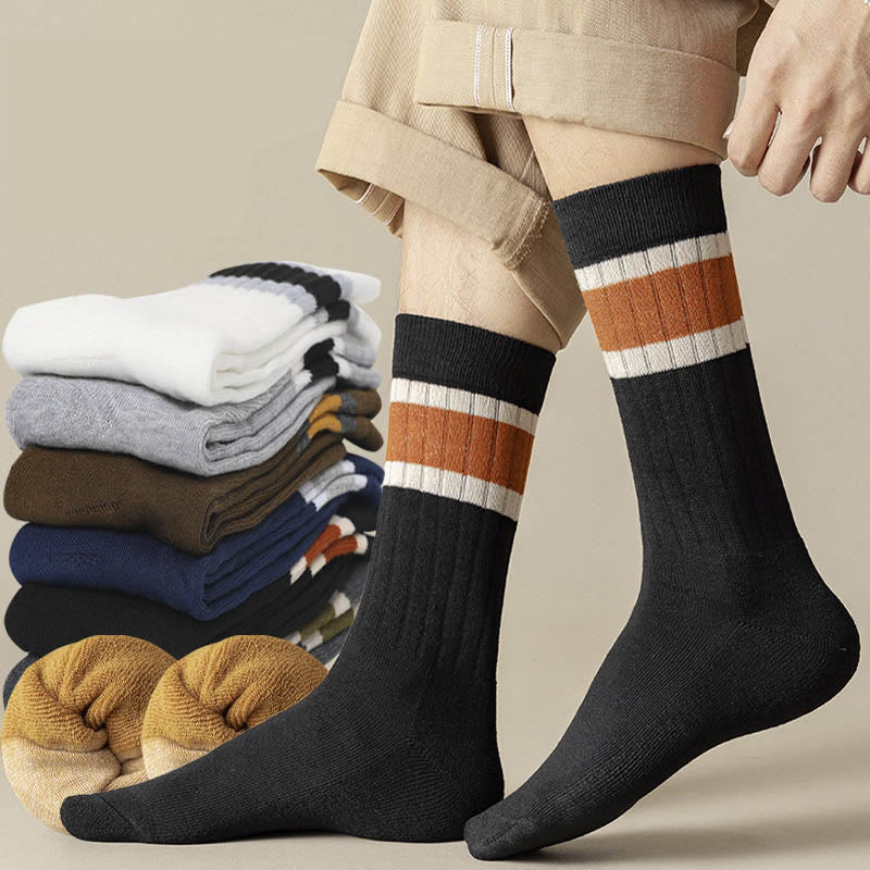 Chaussettes hautes chaudes et respirantes grandes tailles (8 paires) - image 1