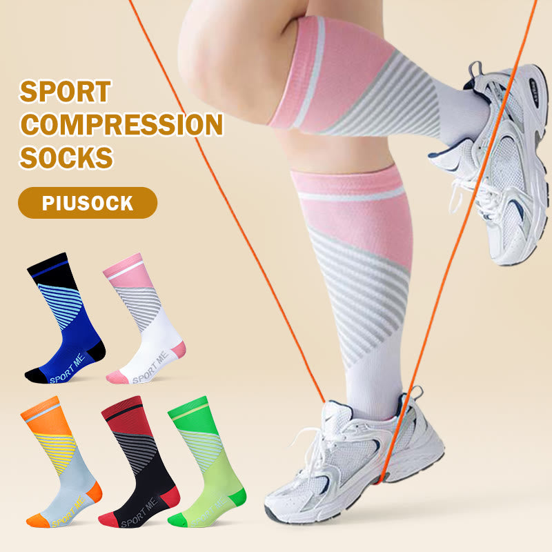 Chaussettes de compression respirantes professionnelles pour le sport (3 paires) - image 0