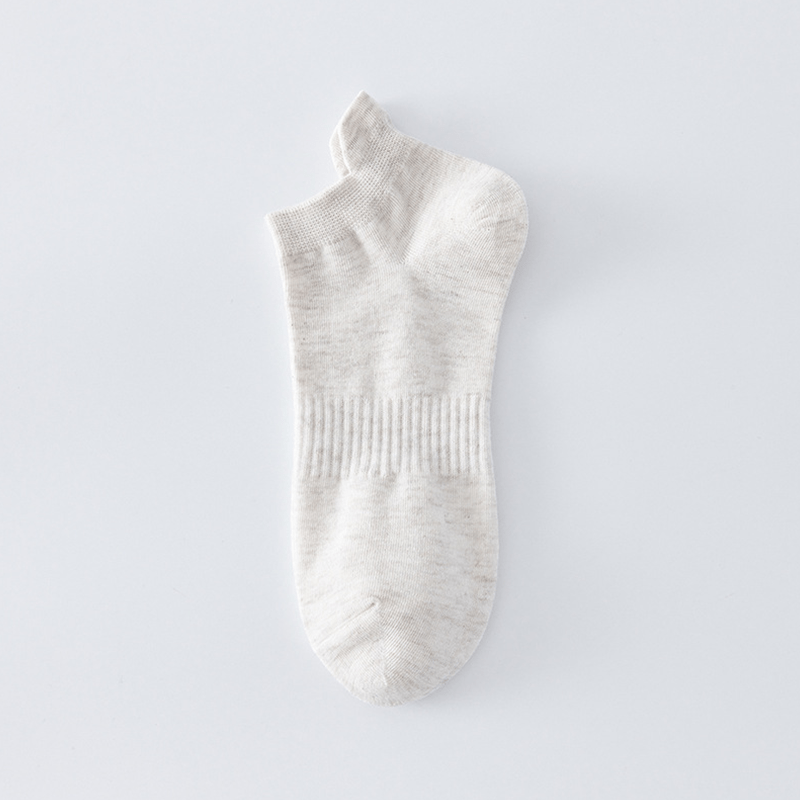 Chaussettes respirantes unies (8 paires) - Beige - EU43-48 (US9-13) - image 9