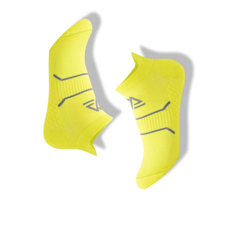 Chaussettes de compression athlétiques rembourrées grande taille (7 paires) - Jaune - EU40-45 (US 8-12) - image 11