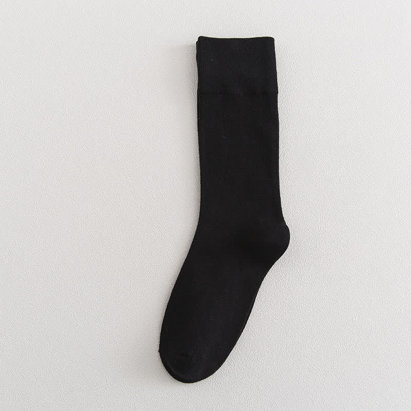 Chaussettes mi-mollet douces et résistantes (8 paires) - Noir - EU35-39 (US4.5-8) - image 11