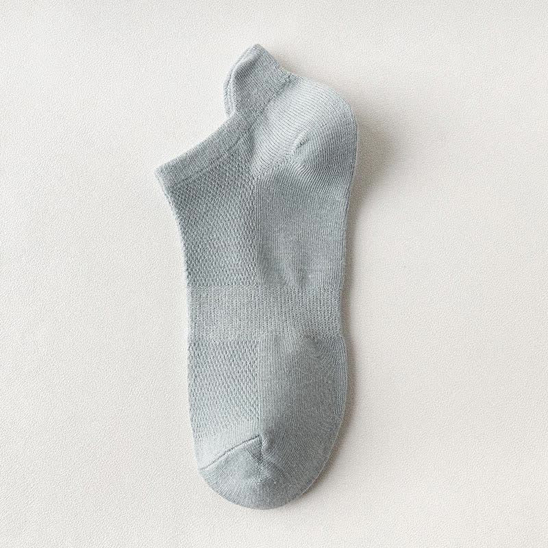 Chaussettes respirantes à oreilles rehaussantes (5 paires) - Bleu clair - EU44-50 (US10-15) - image 21