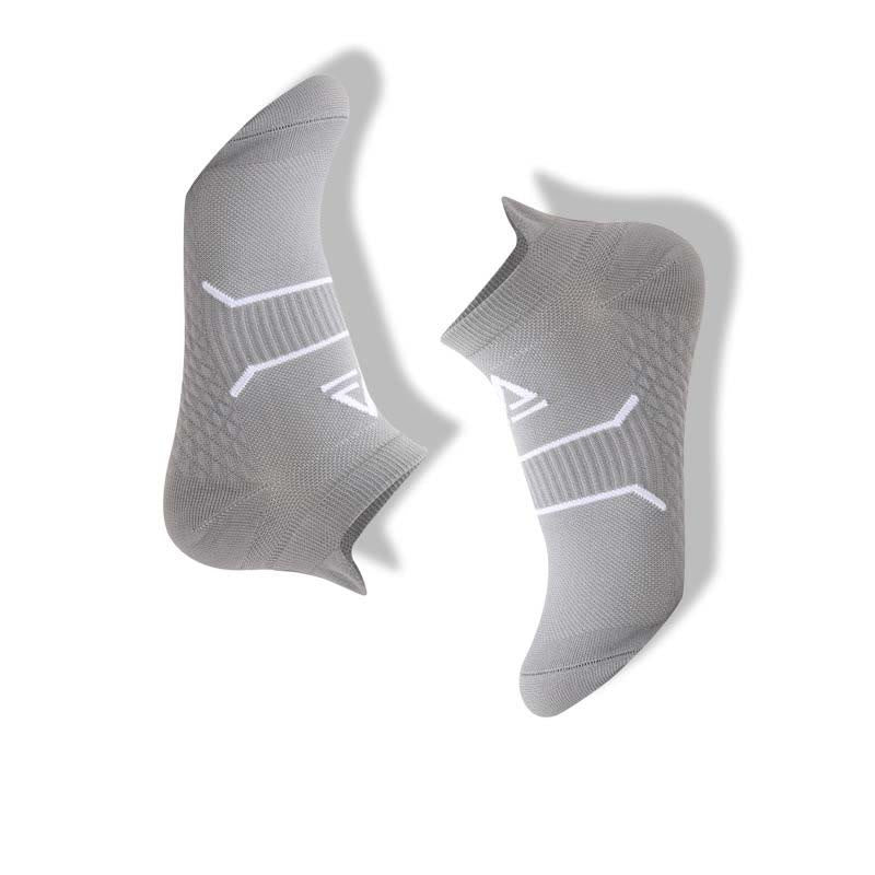 Chaussettes de compression athlétiques rembourrées grande taille (7 paires) - Gris - EU40-45 (US 8-12) - image 14