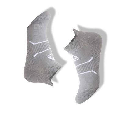 Chaussettes de compression athlétiques rembourrées grande taille (7 paires) - Gris - EU40-45 (US 8-12) - image 14