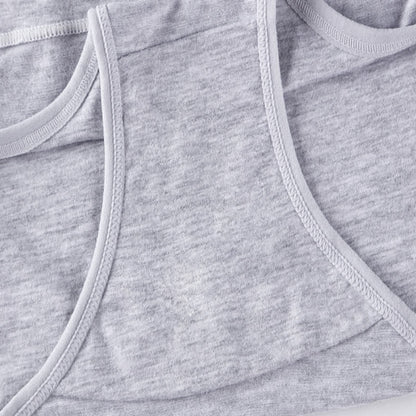 Culottes confortables taille haute solides grande taille (lot de 4)