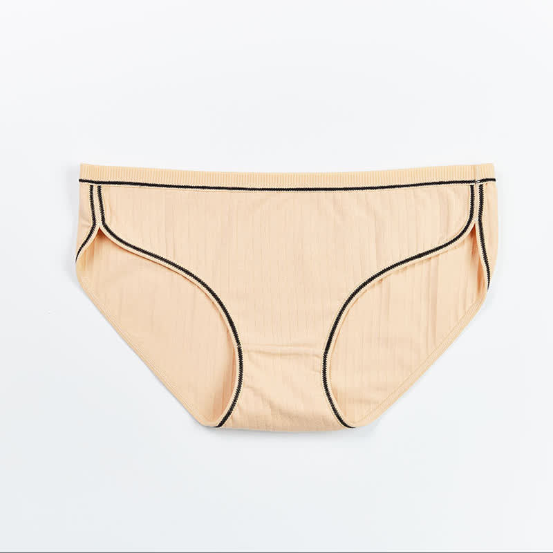 Culottes en coton taille basse (5 paires) - Peau - 4XL - image 10