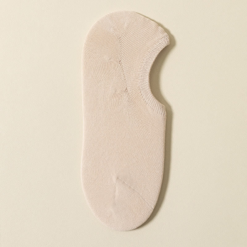 Chaussettes invisibles antidérapantes (5 paires) - Beige - EU39-46 (US5-12) - image 18