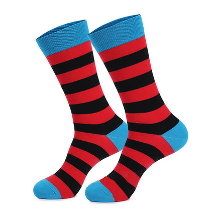 Chaussettes décontractées à motifs amusants (5 paires)