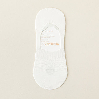 Chaussettes invisibles respirantes en maille Plusock (5 paires) - Blanc - EU39-46 (US5-12) - image 15