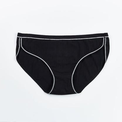Culottes en coton taille basse (5 paires) - Noir - 4XL - image 12