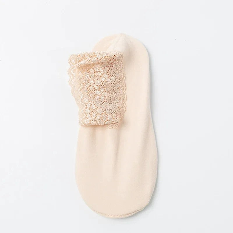 Chaussettes élégantes à bordure en dentelle (8 paires) - Nu - EU36-40(US3-7) - image 10