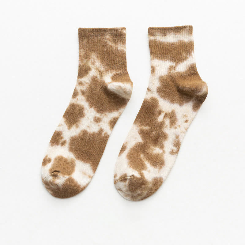Chaussettes tie-dye quart de tour (5 paires) - image 11