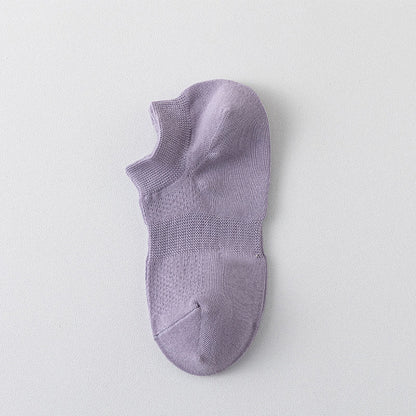 Chaussettes de cheville respirantes en maille Plusock (8 paires) - Violet - EU35-40 (US5-7) - image 13