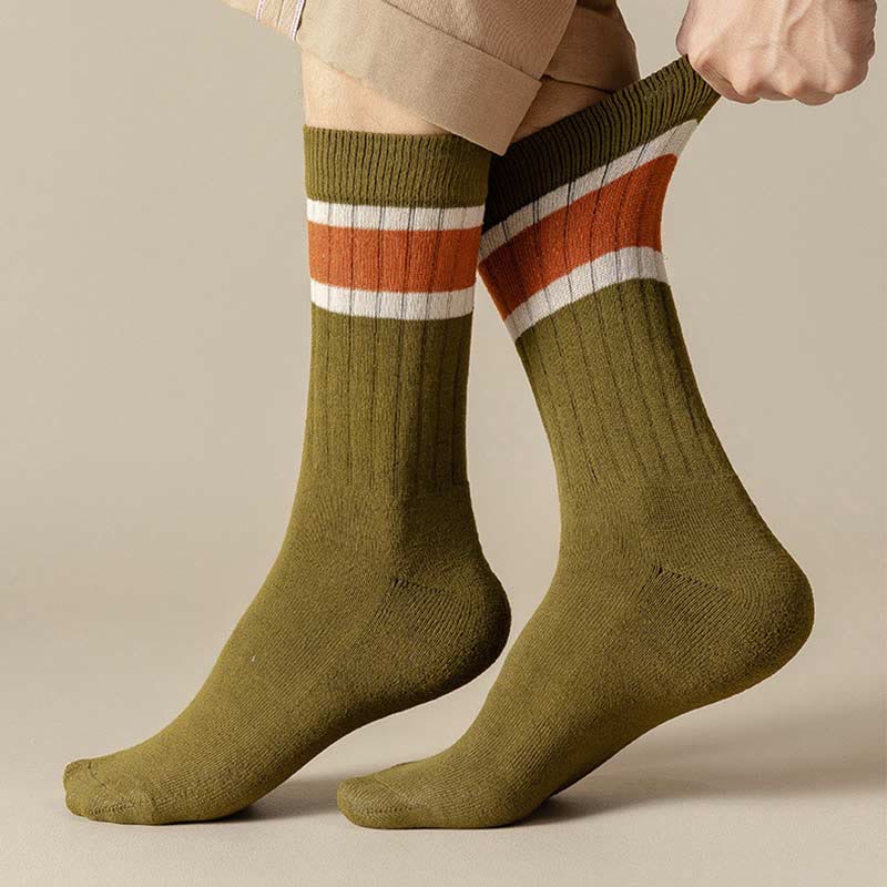 Chaussettes hautes chaudes et respirantes grandes tailles (8 paires) - image 3