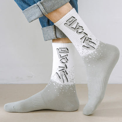 Chaussettes montantes tendance (5 paires) - image 6
